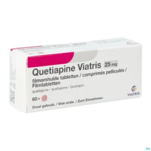 Quetiapine 25 mg (30 tabletten)