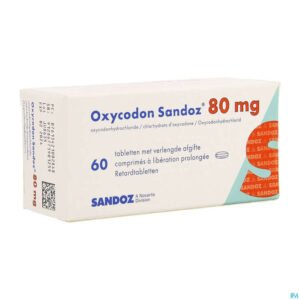 Oxycodon HCl 80 mg 1 tablet