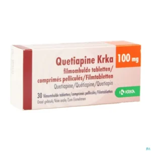 Quetiapine 100 mg (30 tabletten)
